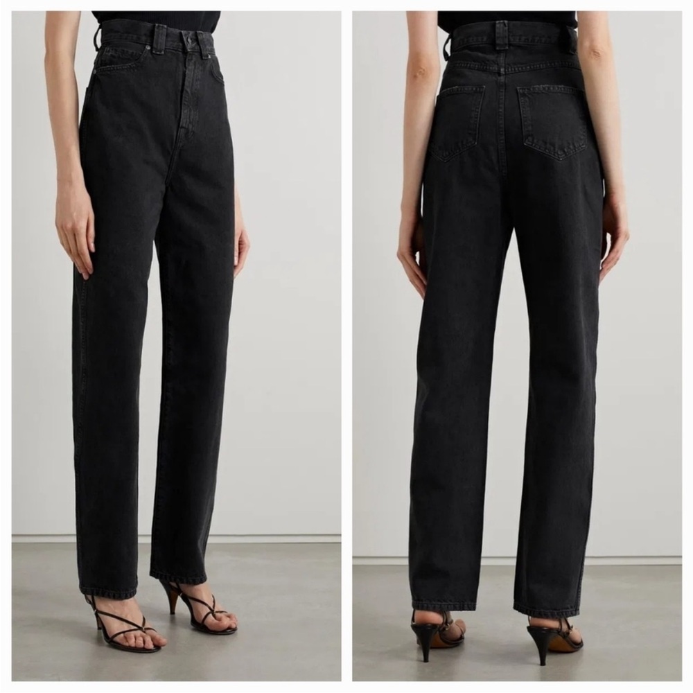 KHAITE Albi High Rise Black Women's Jeans